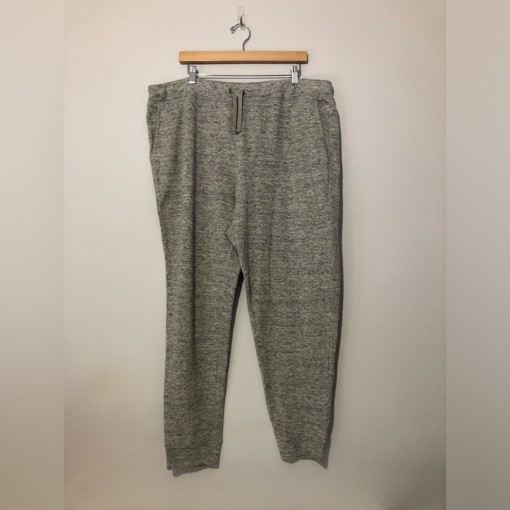 NWT Eileen Fisher Moon Slim Ankle Pants Women’s XL Gray Linen Cotton Joggers